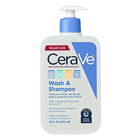 CeraVe Nettoyant et shampooing pour bébé 16 FL OZ (473 ml)