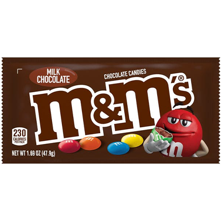 M&M's Milk Chocolate Candies - 1.69-oz