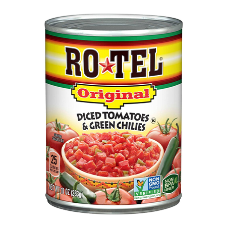 RO-TEL ORIGINAL DICED TOMATOES & GREEN CHILIES ( 283G)
