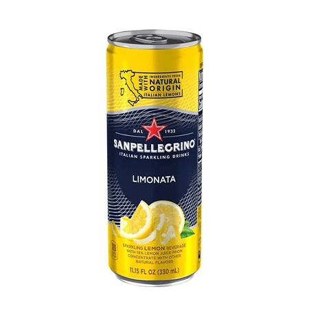 Sanpellegrino Italian Sparkling Drink Limonata, Sparkling Lemon Beverage, 11.15 Fl Oz Can