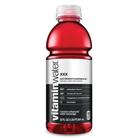 Vitaminwater XXX Acai-Blueberry-Pomegranate 20FL Oz 591ML