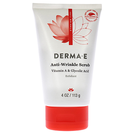 DERMA E Anti-Wrinkle Scrub with Vitamin A and Glycolic Acid 113 g
