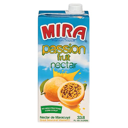 Mira Premium Tropical Passion Fruit Nectar 33.8 Oz