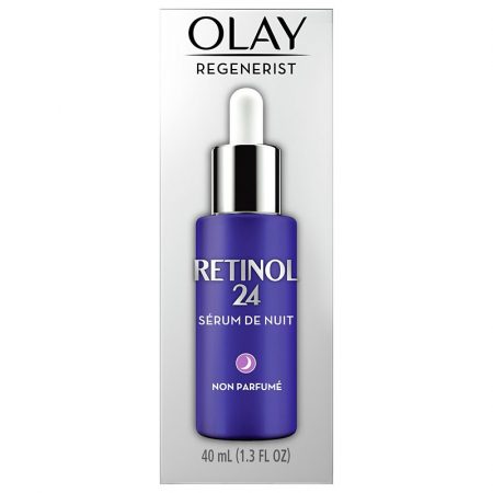 Olay Regenerist Retinol 24 Night Serum Fragrance Free, Fragrance Free, 1.3 Fl Oz 40 ml