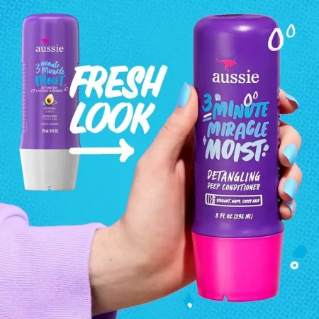 Aussie 3 minute miracle moist avocado oil detangling deep conditioner  236 ml - Image 5